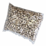 sac de 1000 œillets métalliques pas cher. Spécial pour presse à oeillet pas cher semi-automatique à sertissage mécanique sans contre-oeillet