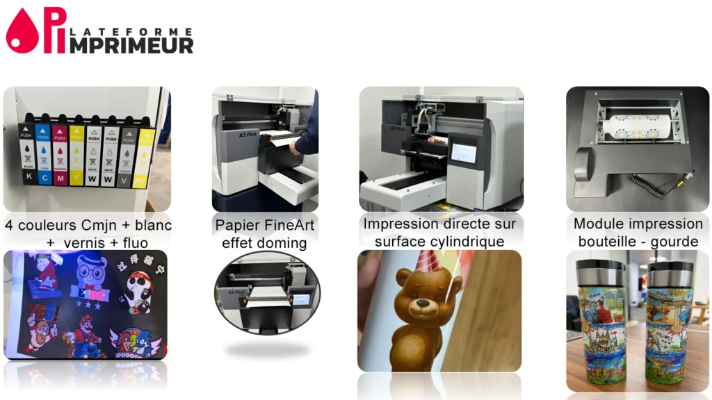 Imprimante UV-DTF novatrice tout-en-un découvrez toutes les capacités de la PIA3 PLUS