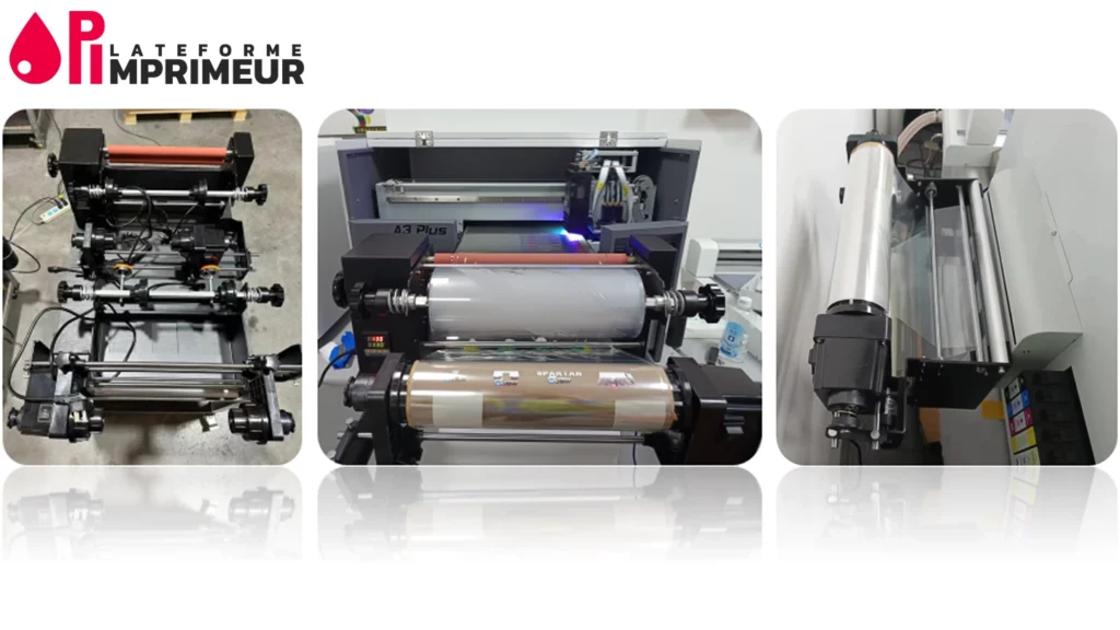 kit impression directe et lamination sur film transparent pour imprimante UV-DTF PIA3 plus kit impression directe UV sur film pour imprimante UV-DTF PIA3 PLUS pas cher