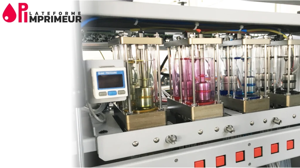 Système exclusif d'encrage à pression négative GZ pour imprimante industrielle Système d'encrage industriel à recirculation et pression négative GZ pour imprimante éco-solvant industrielle