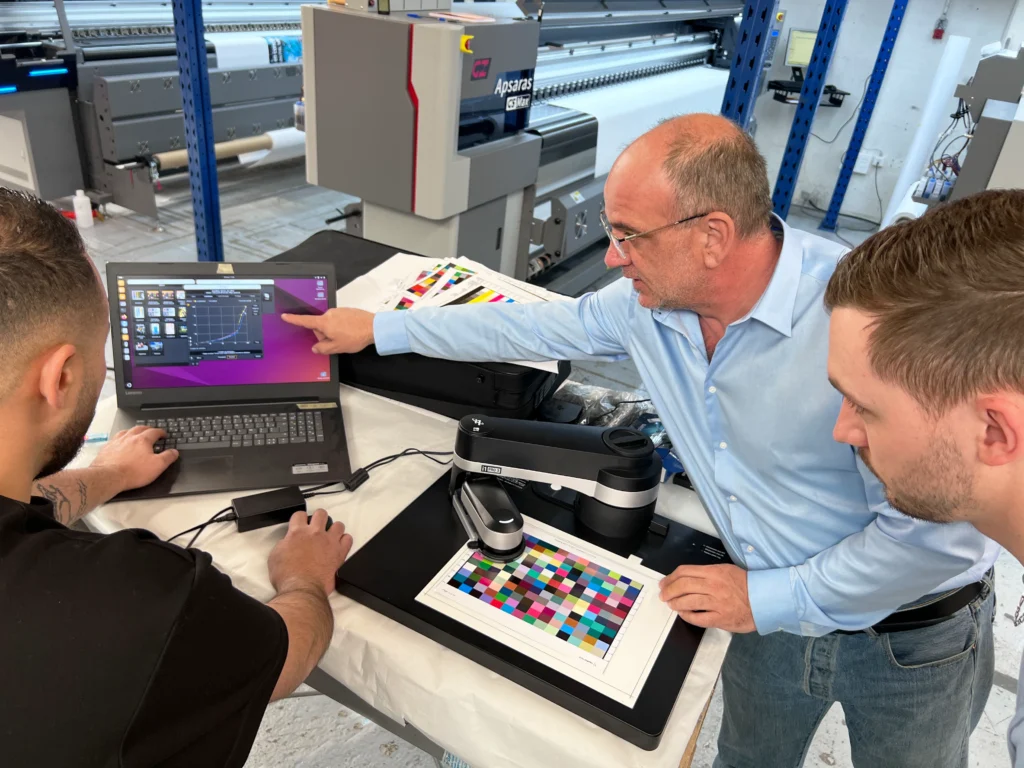 formation caliopi realisation de profil pour imprimante avec tête d'impression EPSON I3200