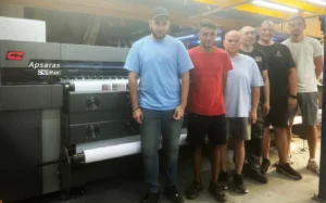 fin d'installation G4D-Max' Fin d'installation de la nouveauté 2025 : la GZ Apsaras G4D-Max chez france-banderole.com