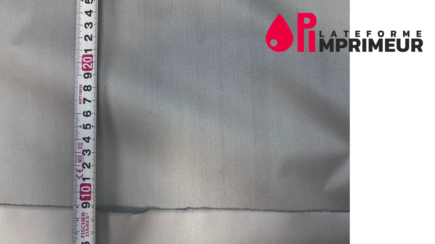Maille DRAPEAU blockout Gris métallique 80g - 1,49€/M²