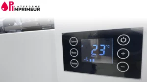 écran de contrôle plateau aspirant et système de chauffe DTF Station 60 écran de contrôle du système du triple système de chauffe et aspiration de l'imprimante DTF Station 60