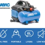 Compresseur silencieux compact abac ease air 6 Compresseur silencieux compact professionnel ABAC Ease-Air 6 pas cher