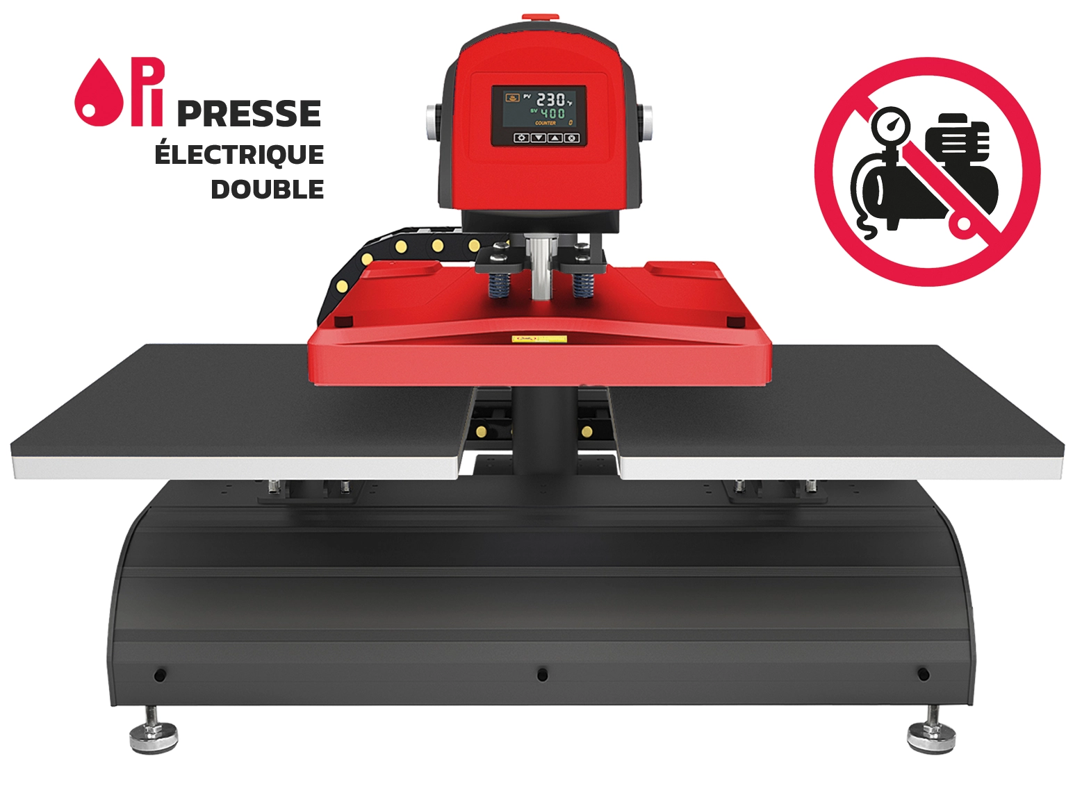 Pi Presse Electrique DOUBLE 40x50cm