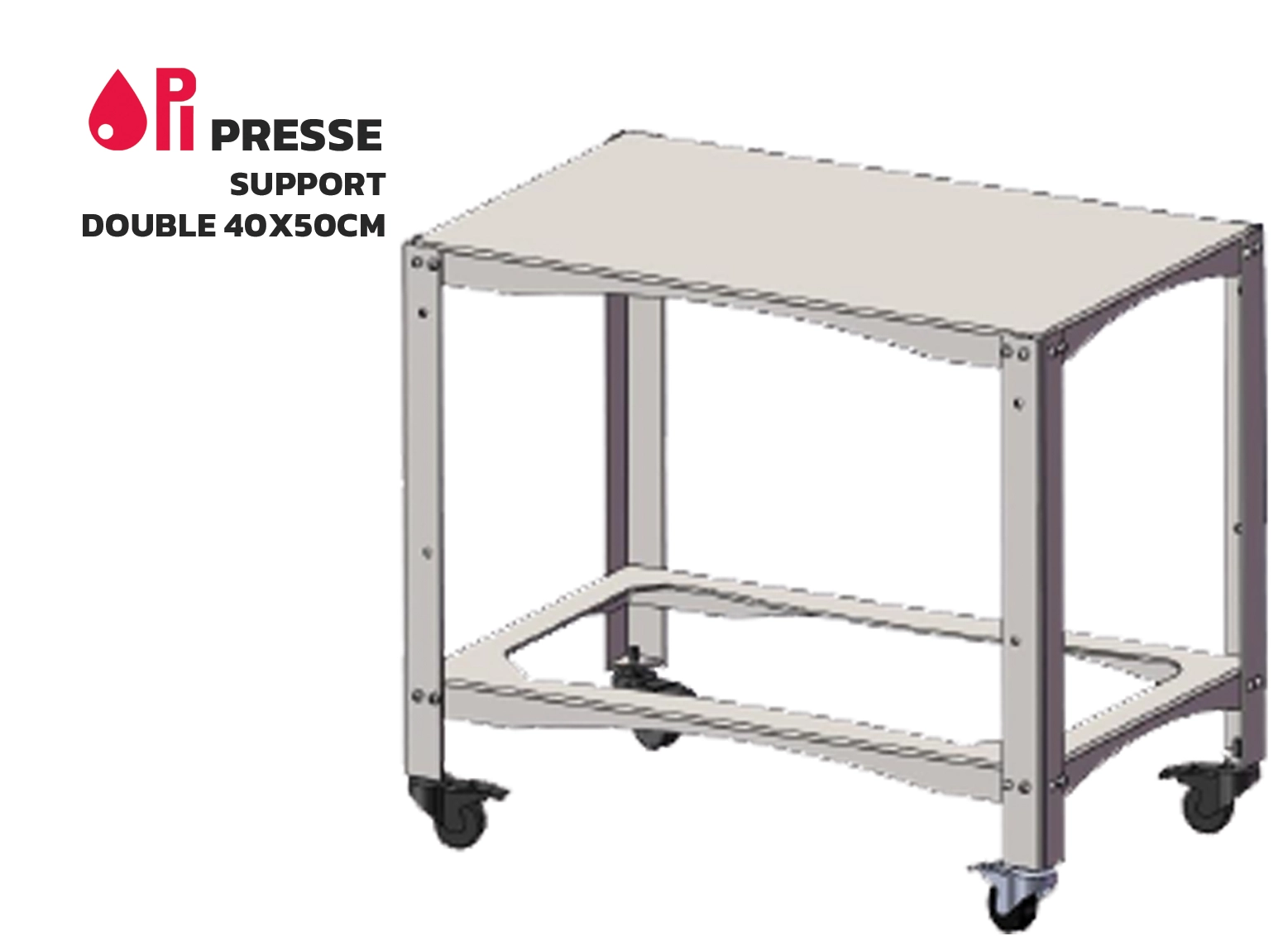 Support pour presse à chaud DOUBLE